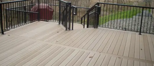 Deck With Railing