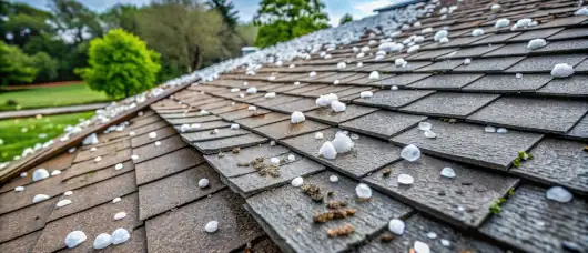 Haill Damage on Roof